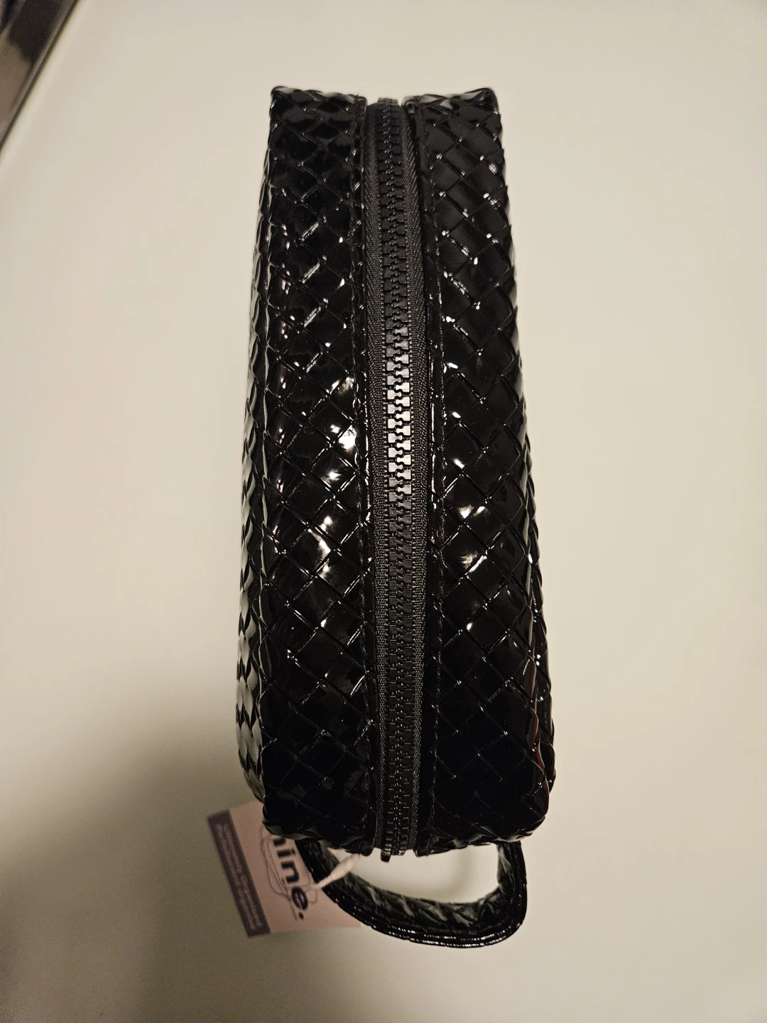 MOVING SALE!-  Black Weaved Toiletry Bag - New! - photo 4