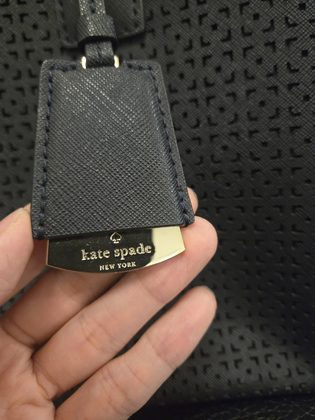 Kate Spade Navy Tote Bag – Like New - photo 3