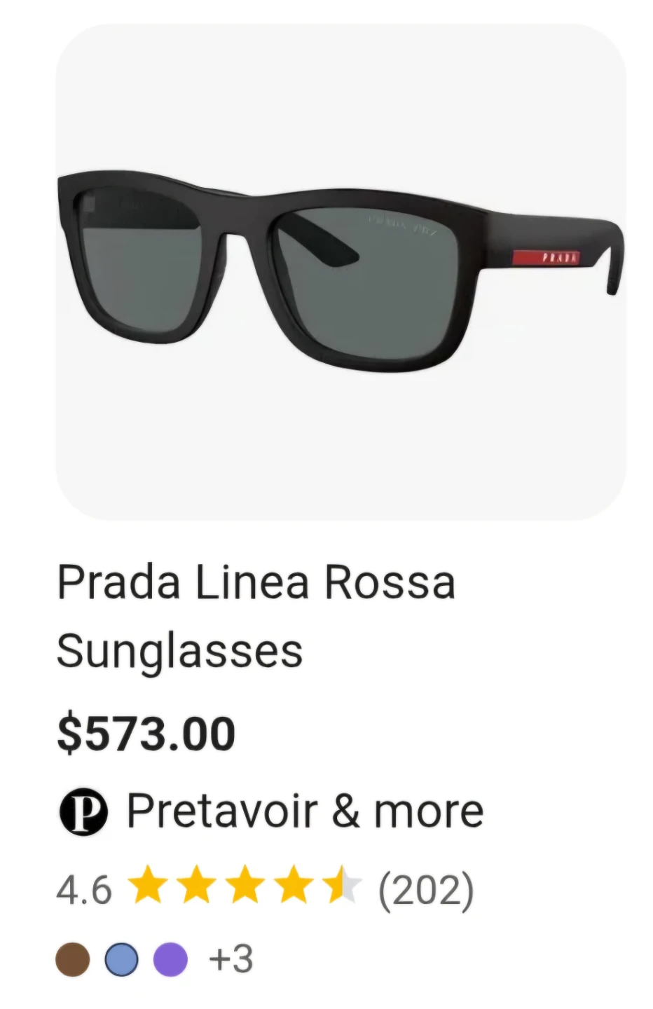 Prada Linea Rossa PS 01ZS XXL Sunglasses - Matte Black - photo 3