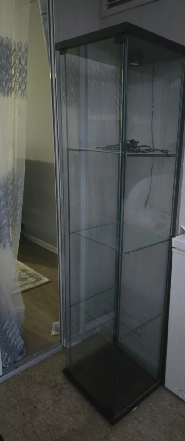 IKEA Blaliden Glass Cabinet - Black - photo 2