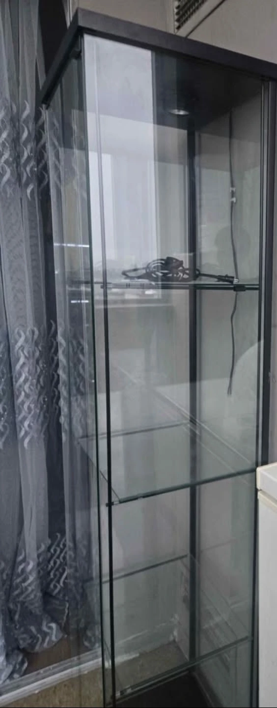 IKEA Blaliden Glass Cabinet - Black - photo 3