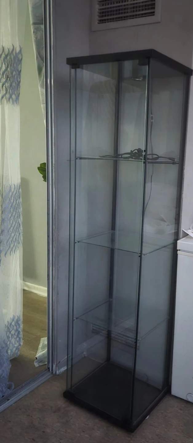 IKEA Blaliden Glass Cabinet - Black - photo 4