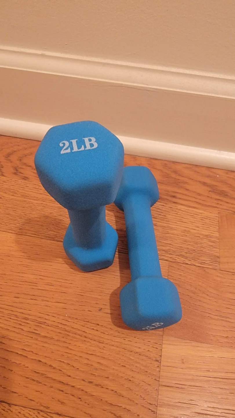 Blue 2LB Dumbbells (Pair)