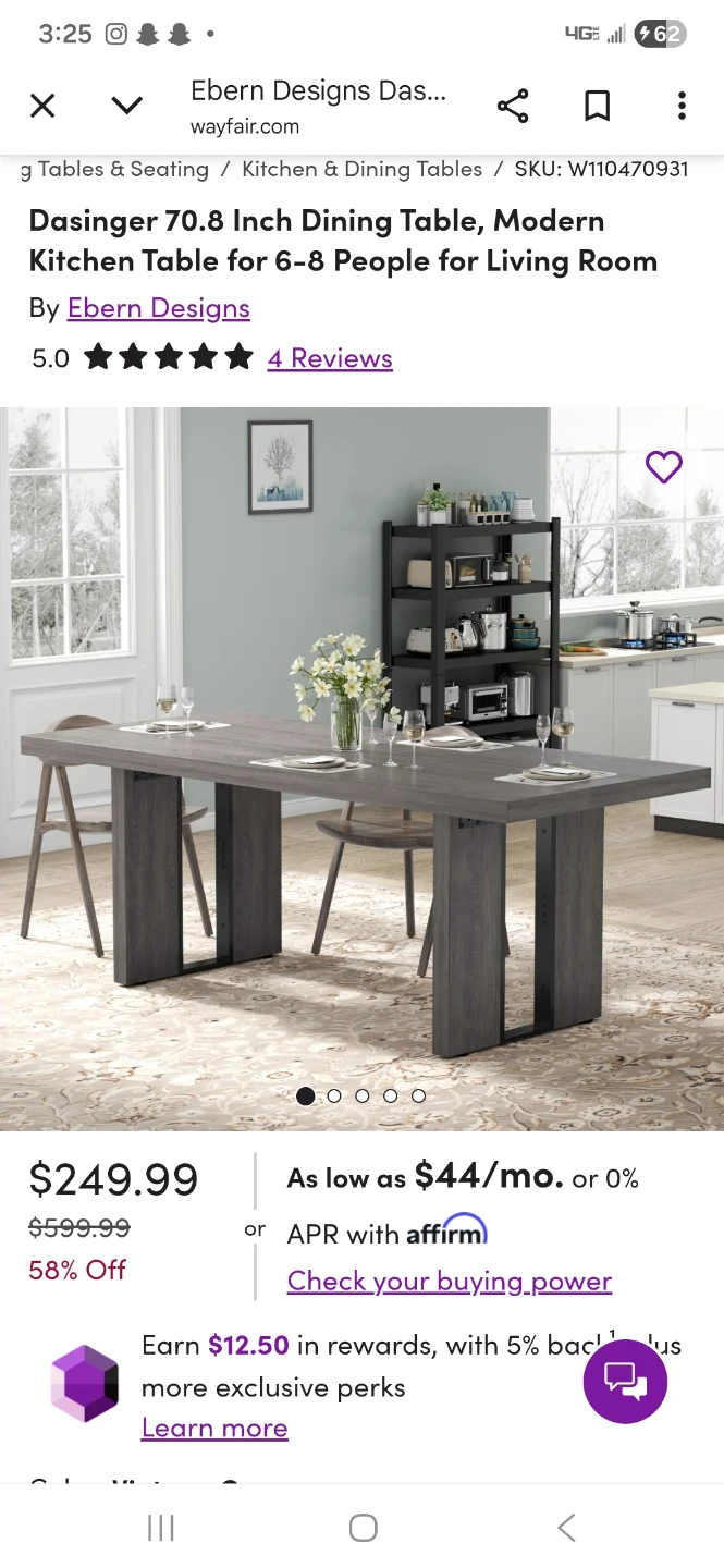 Dining Table with 4 Chairs - Light Wood - photo 5