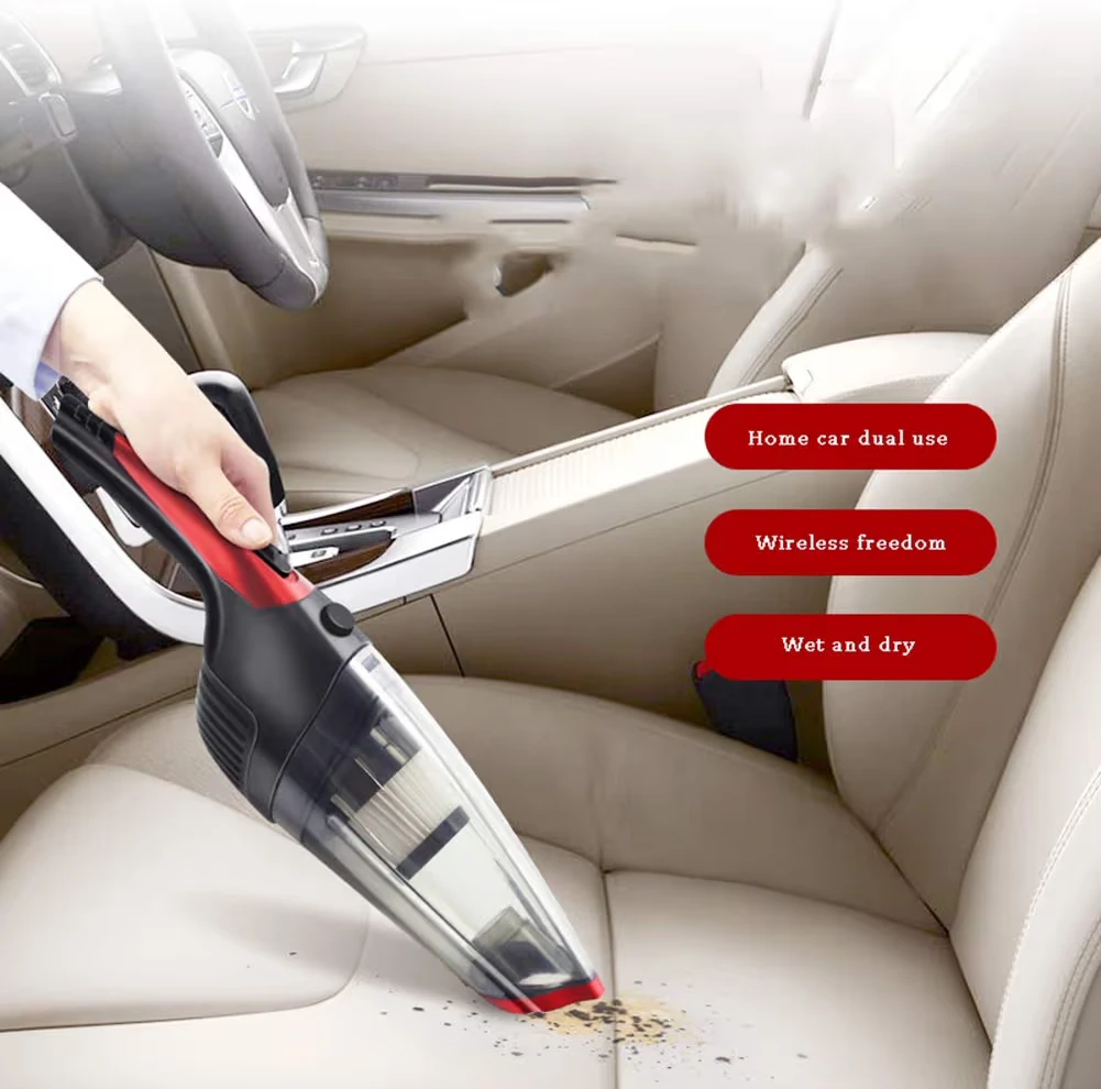 Portable Cordless Hand Vacuum with Attachments, USB Charge - photo 2