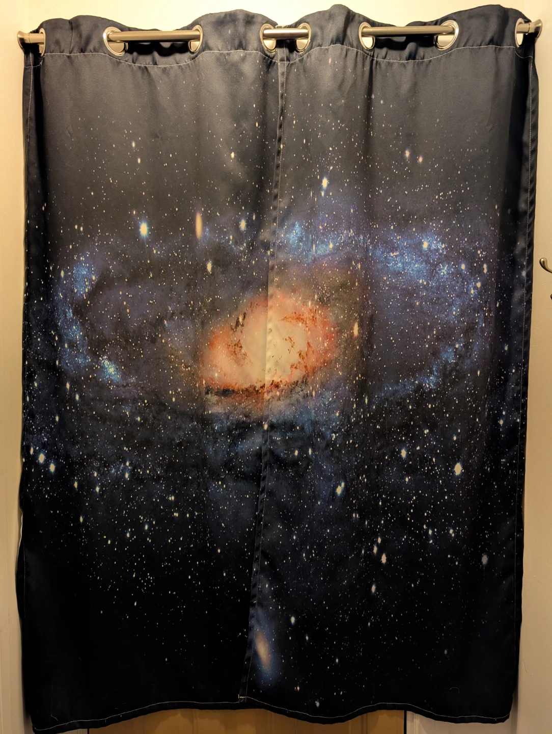 Galaxy Print Curtain 🧡