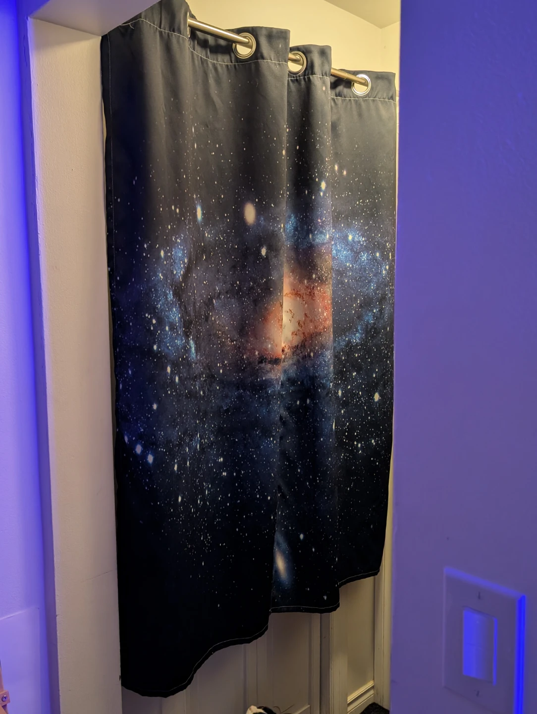 Galaxy Print Curtain 🧡 - photo 3