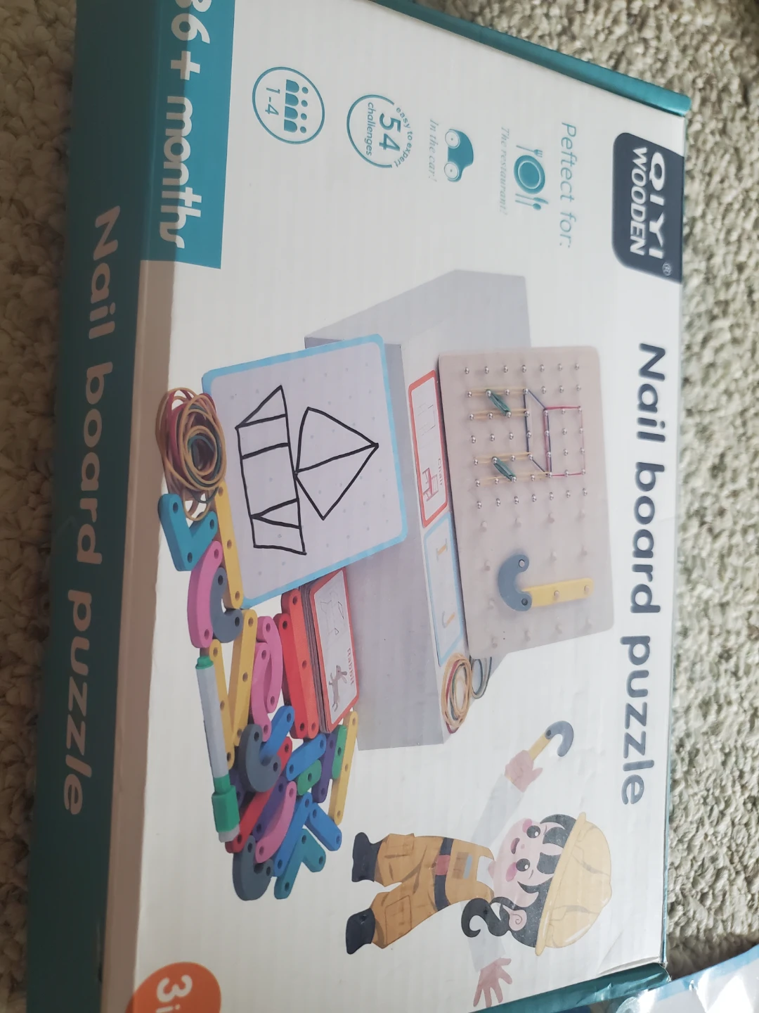 QIYI Wooden Nail Board Puzzle - photo 2