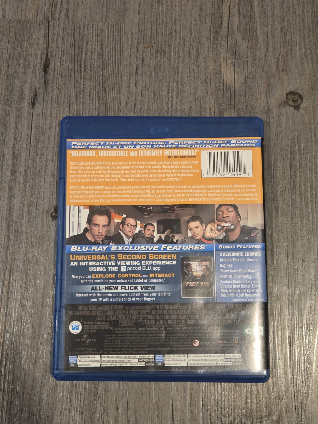 Tower Heist Blu-ray + DVD Special Edition - photo 2