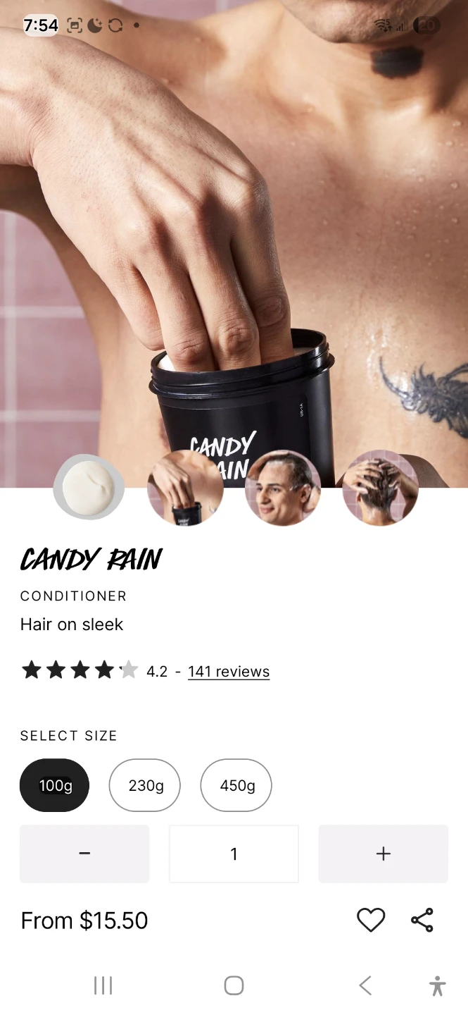 Lush Candy Rain Conditioner 100g