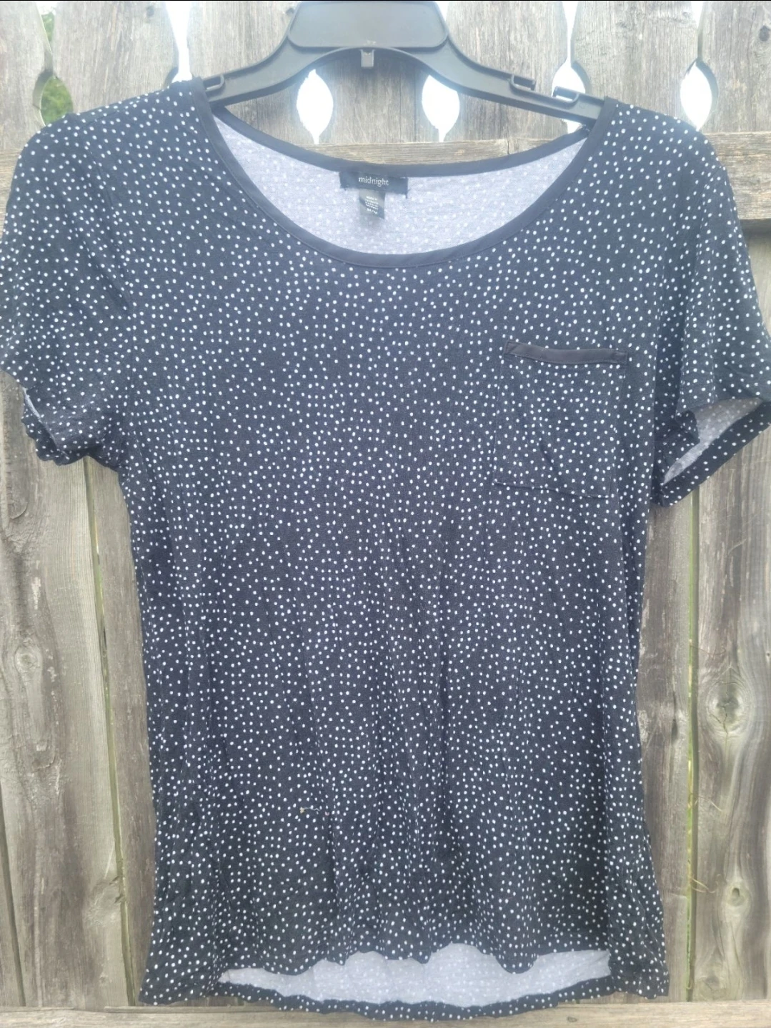 Midnight Polka Dot T-Shirt - Size M
