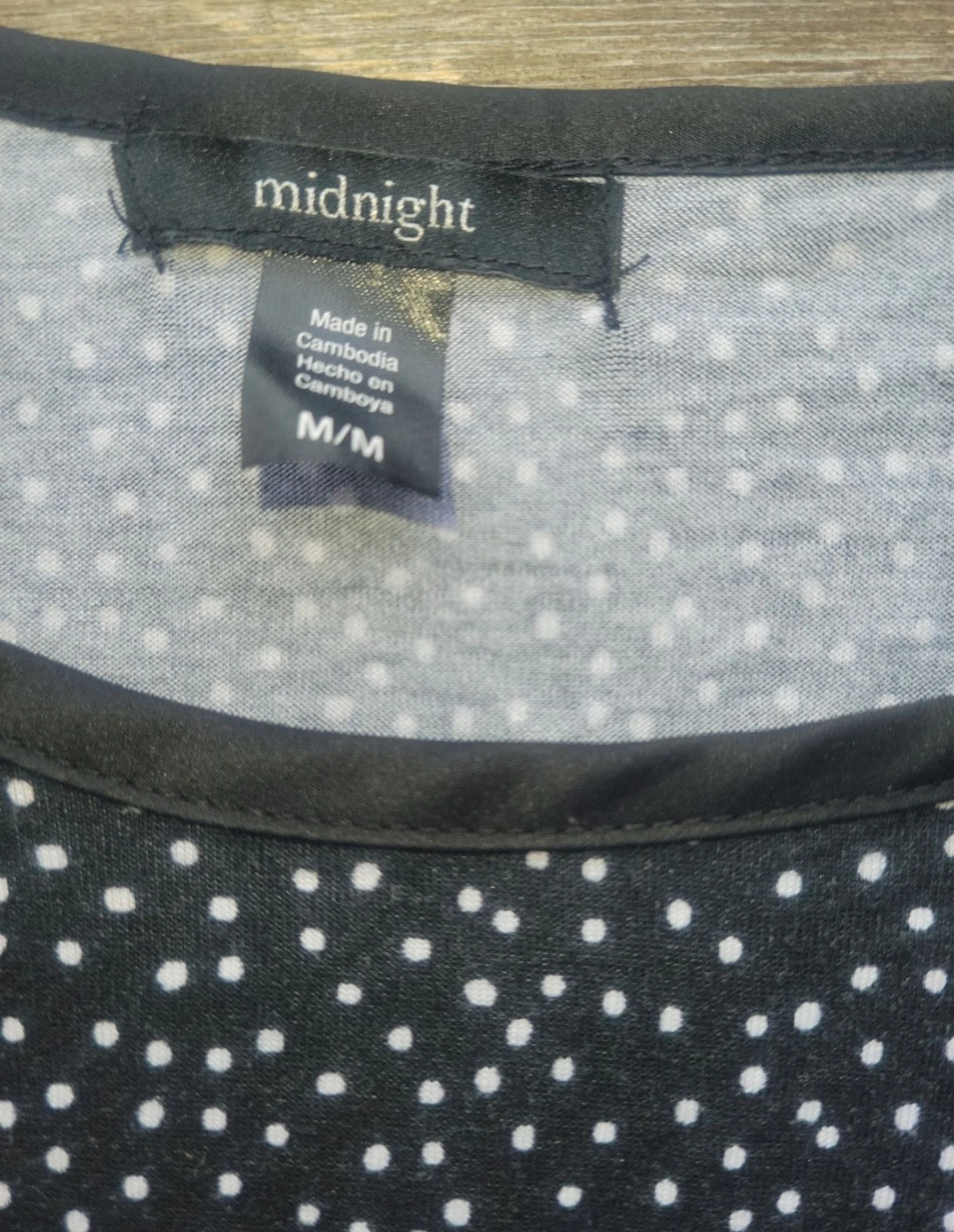 Midnight Polka Dot T-Shirt - Size M - photo 3