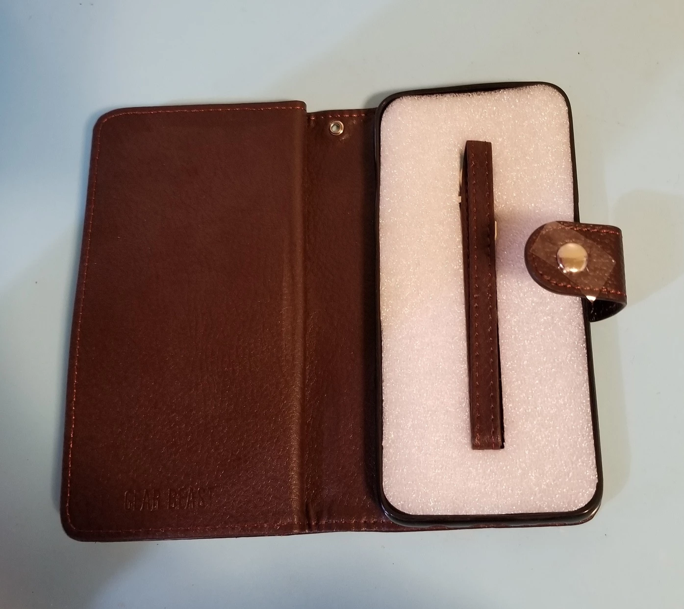 NEW Gear Beast Dual Leather Wallet Folio for Galaxy S8 - photo 5