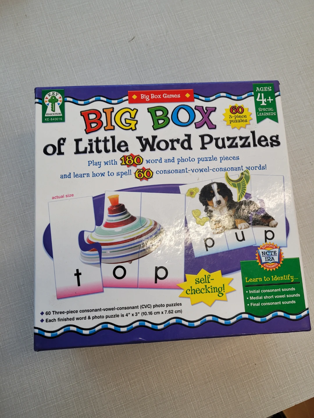 Big Box of Little Word Puzzles - Ages 4+