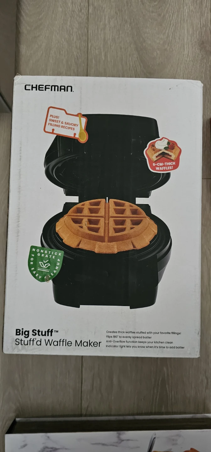 🥕 Chefman Big Stuff Stuff'd Waffle Maker