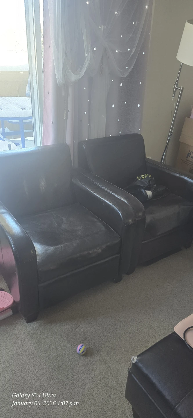 Black Leather Armchair