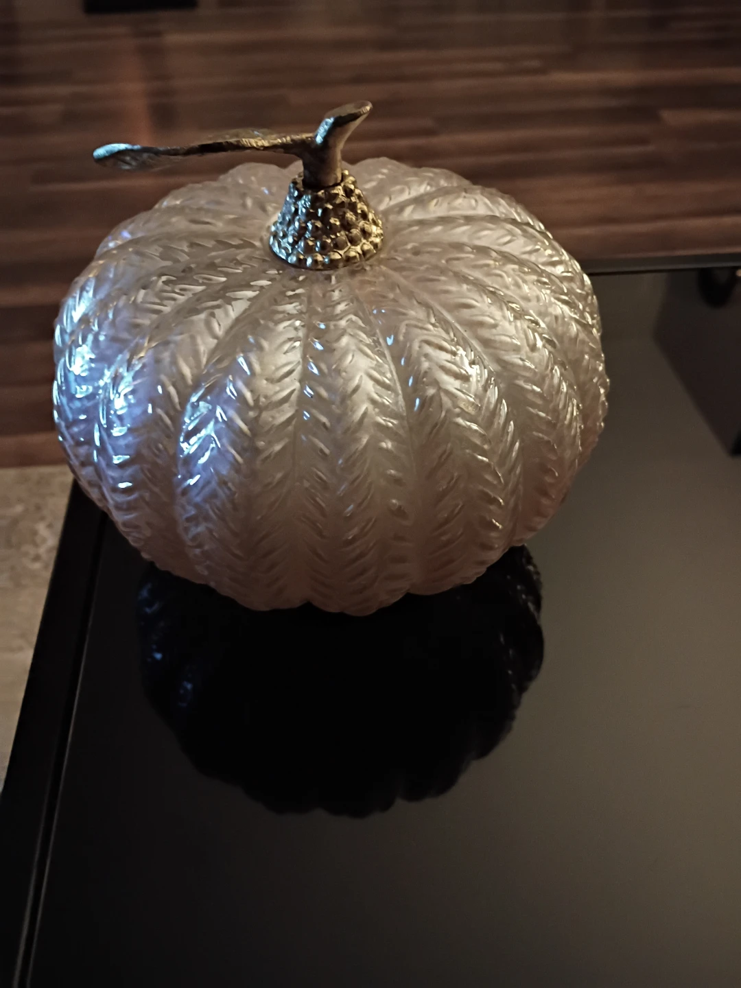 LED Glass Pumpkin - Home Decor - photo 2