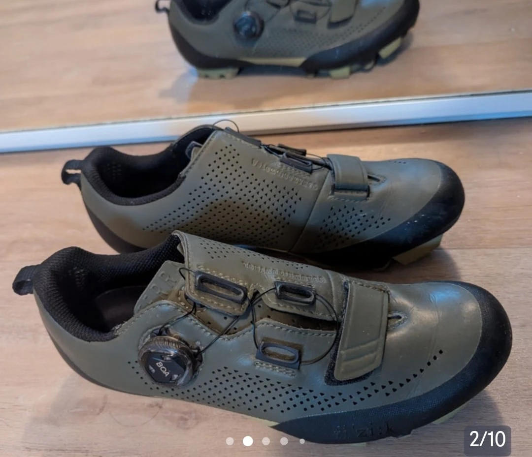 Fizik Terra Powerstrap X4 Cycling Shoes, Olive. Women's 7 Size - photo 5