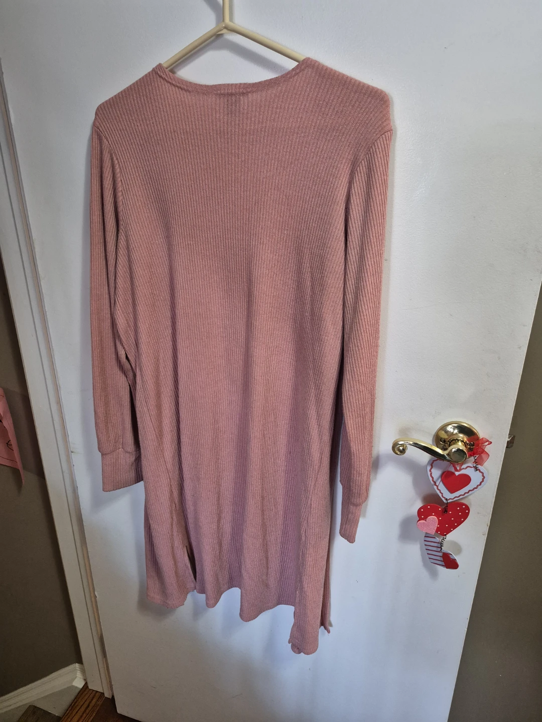 Forever 21 Pink Ribbed Cardigan Sweater - photo 2