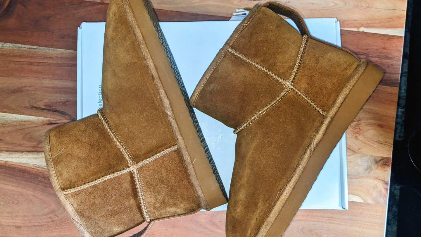 H&M Premium Selection Genuine Leather Boots - Size 7 - photo 2