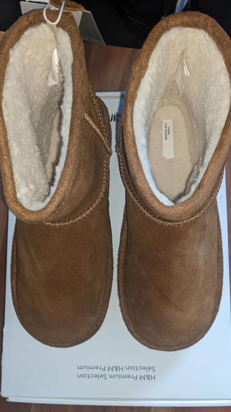 H&M Premium Selection Genuine Leather Boots - Size 7 - photo 3