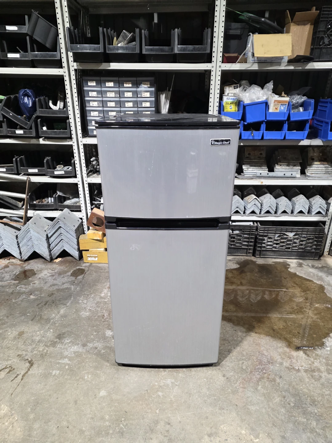 Magic Chef Mini Fridge - Silver