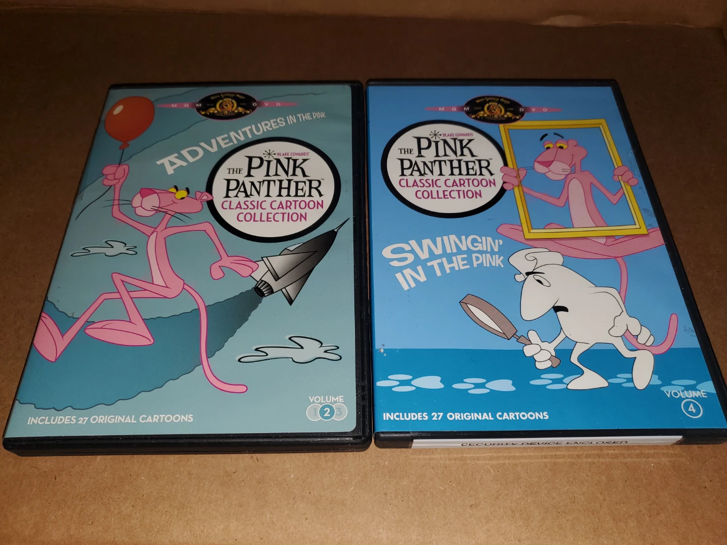2 Pink Panther Classic Cartoon DVDs