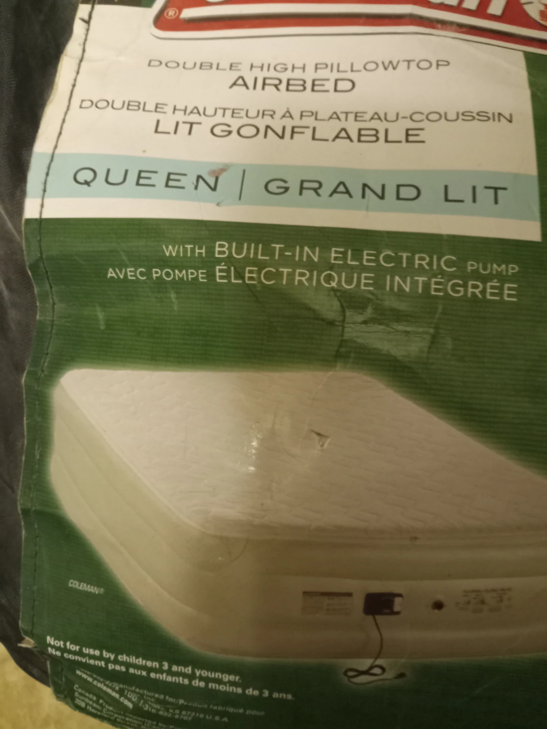 Coleman Queen Double High Pillowtop Airbed