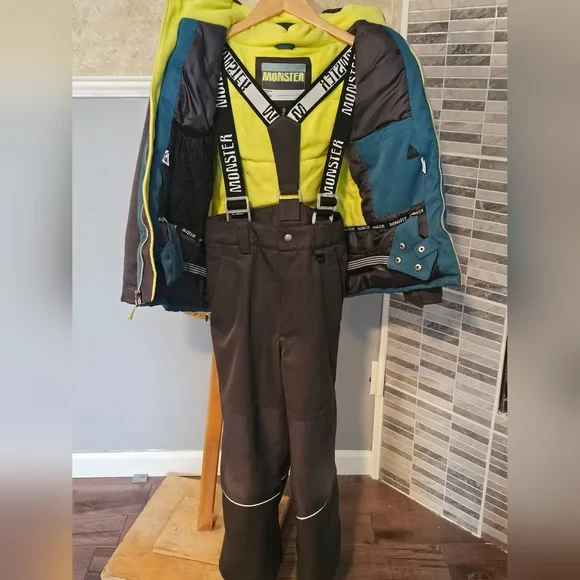 Monster Snowsuit Jacket  Pants size 8 - photo 2