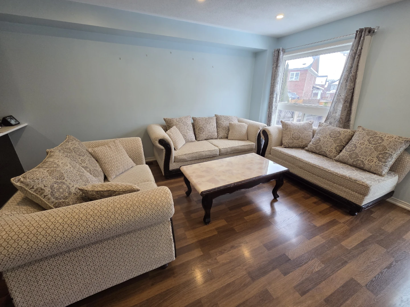 Sofa Set and Coffee Table