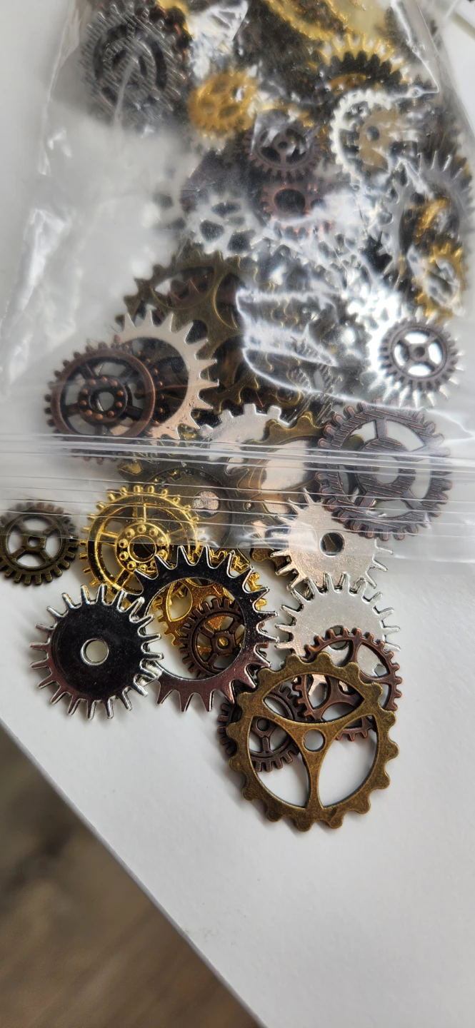 Steampunk Gear Charms - photo 2