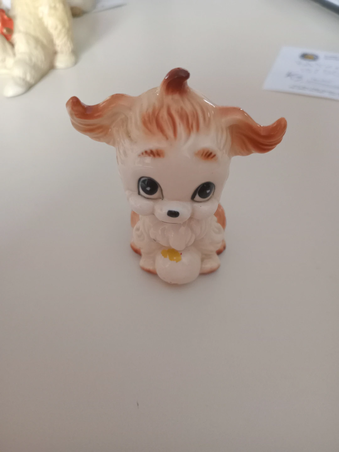 Ceramic Dog Figurine