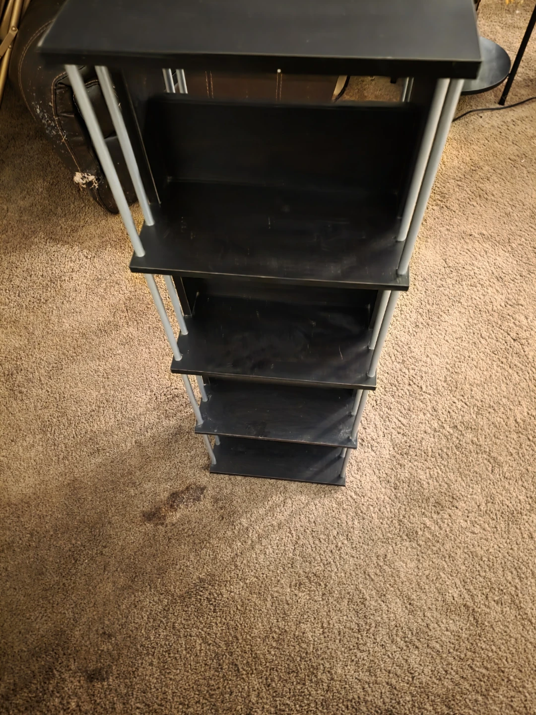 Black 5-Tier Shelf