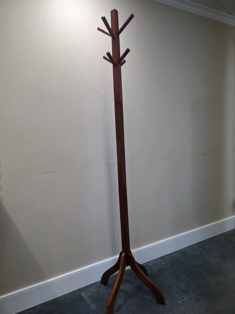 Wooden Coat Rack Stand