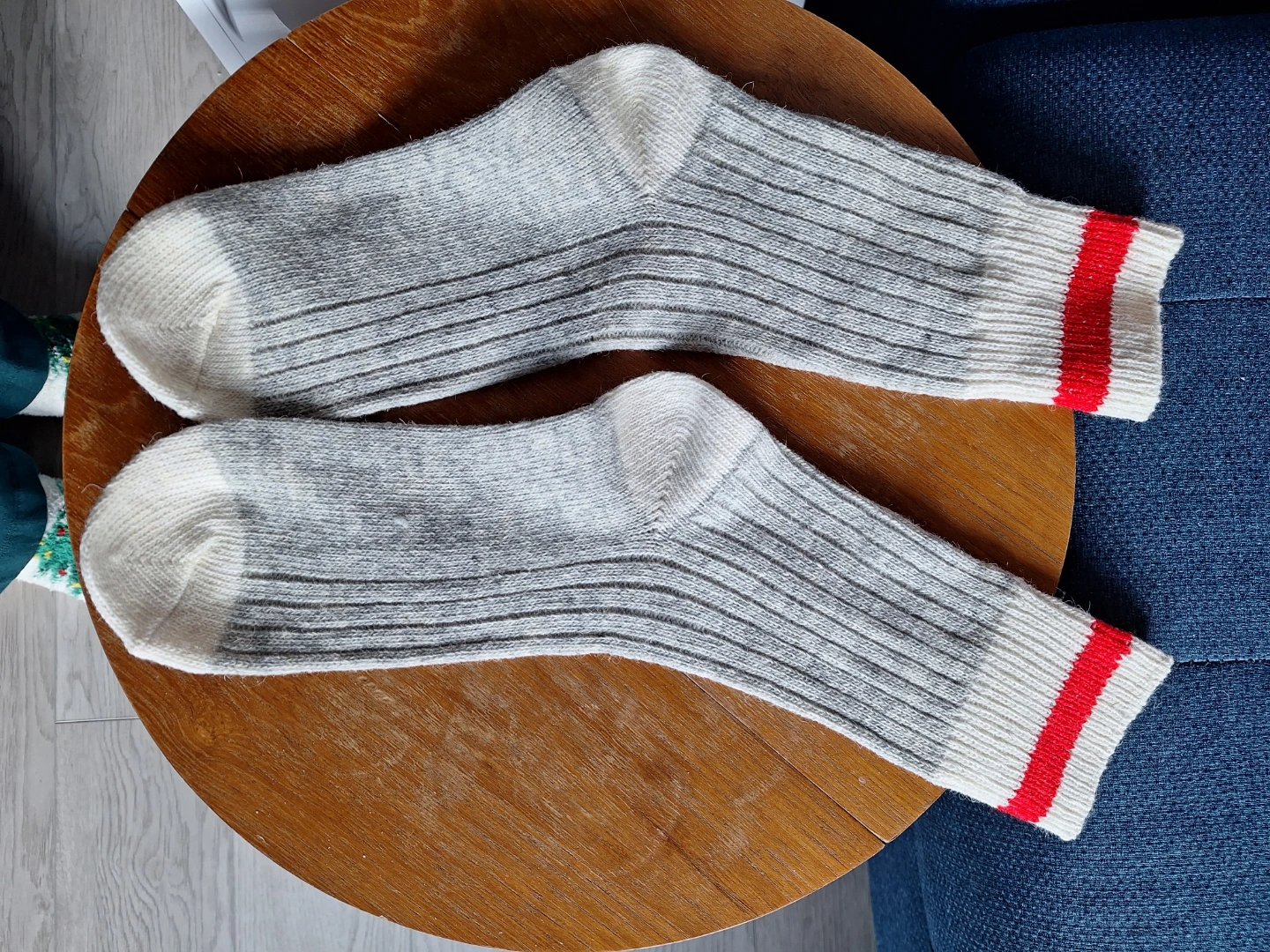 Brand New Crew Socks with Red Stripes - photo 2