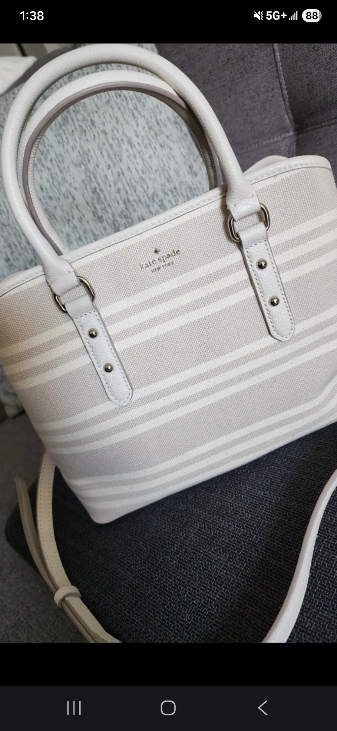 Kate Spade Striped Satchel