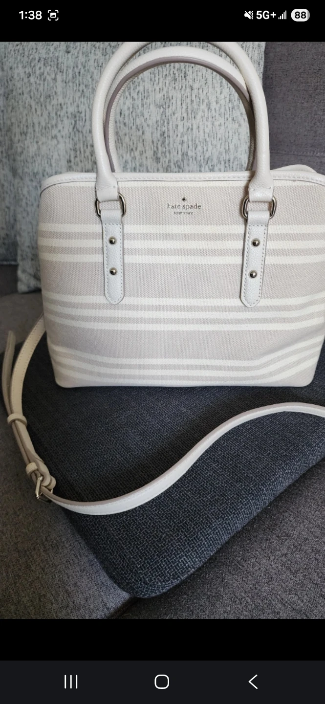 Kate Spade Striped Satchel - photo 2