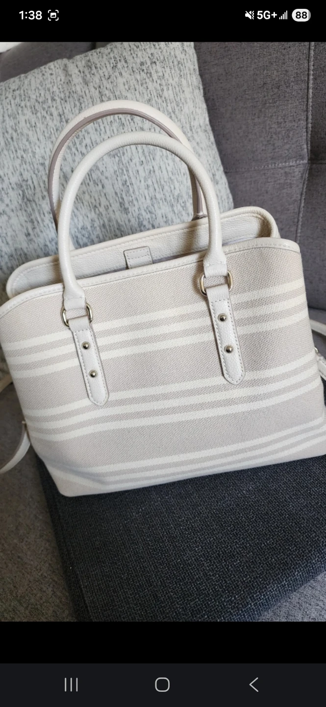 Kate Spade Striped Satchel - photo 3