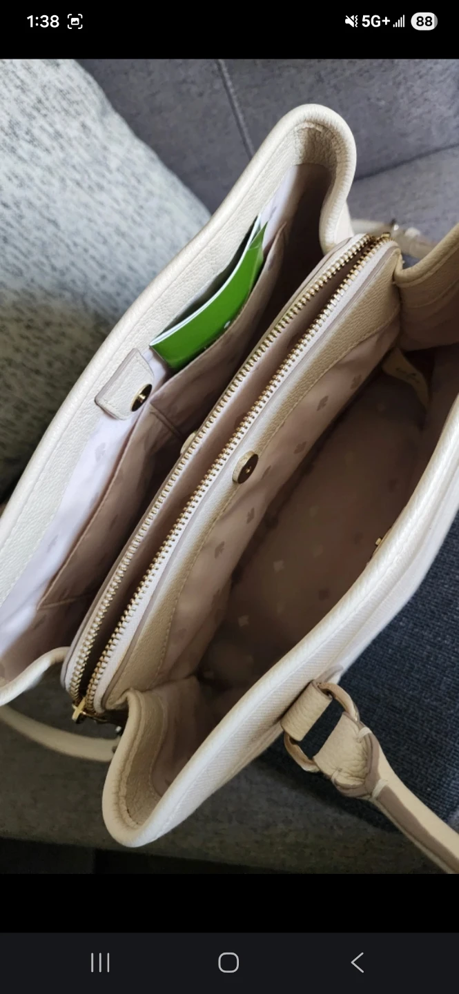 Kate Spade Striped Satchel - photo 4