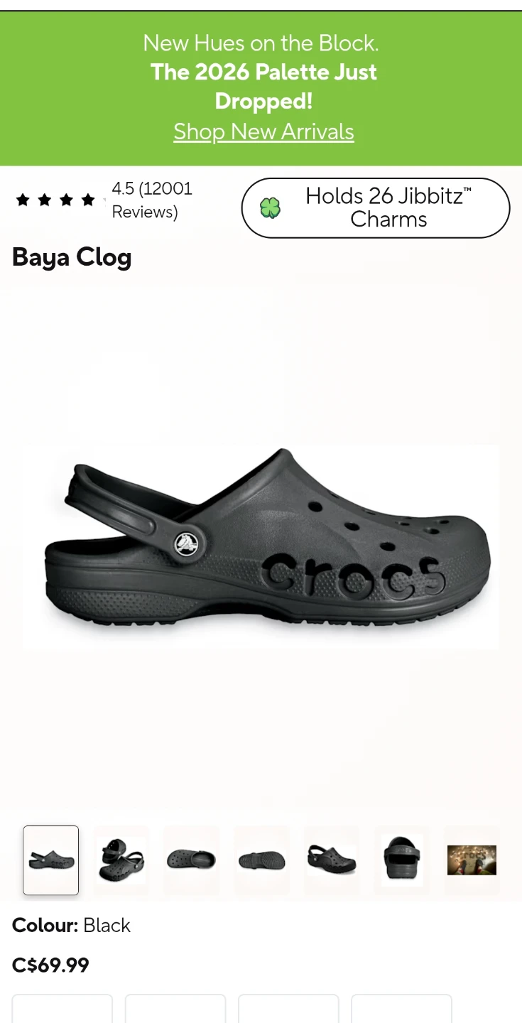 Crocs Baya Clog - Black