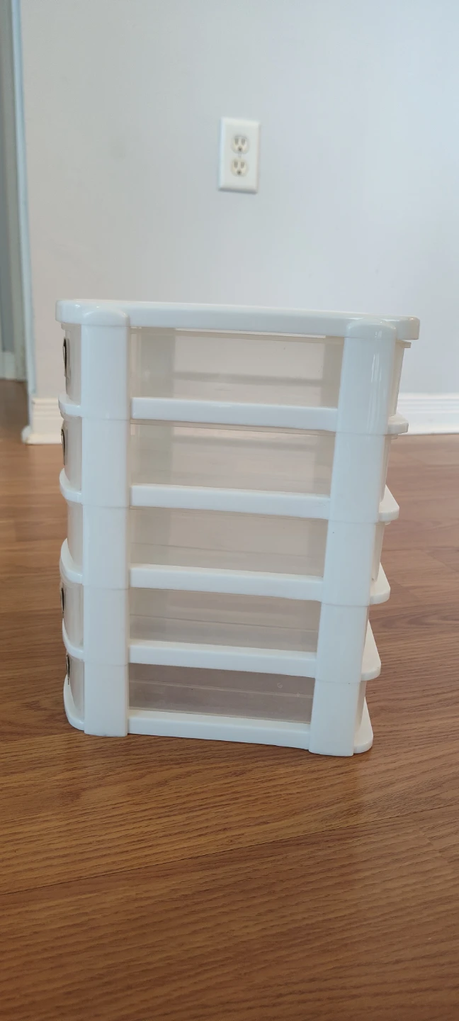 White 4-Drawer Organizer - Small in Size - photo 3