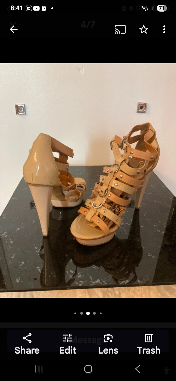 Guess Strappy Platform Heels - photo 2