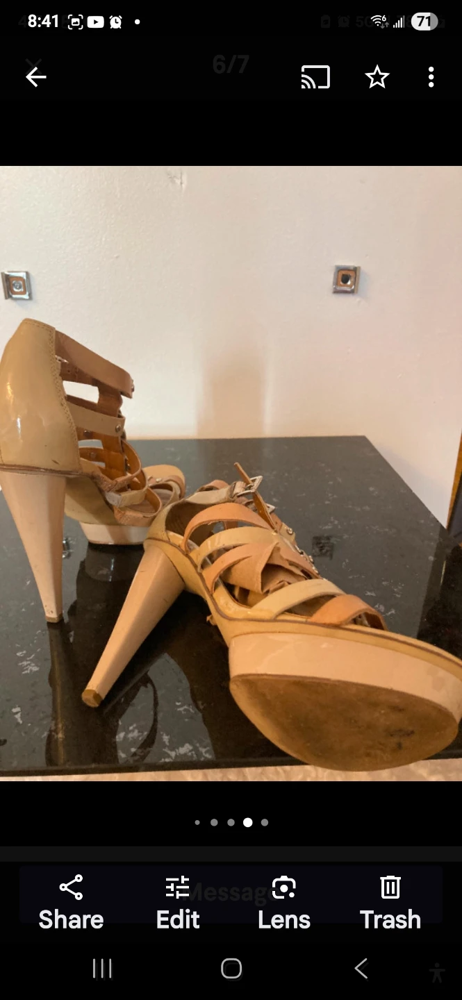 Guess Strappy Platform Heels - photo 3