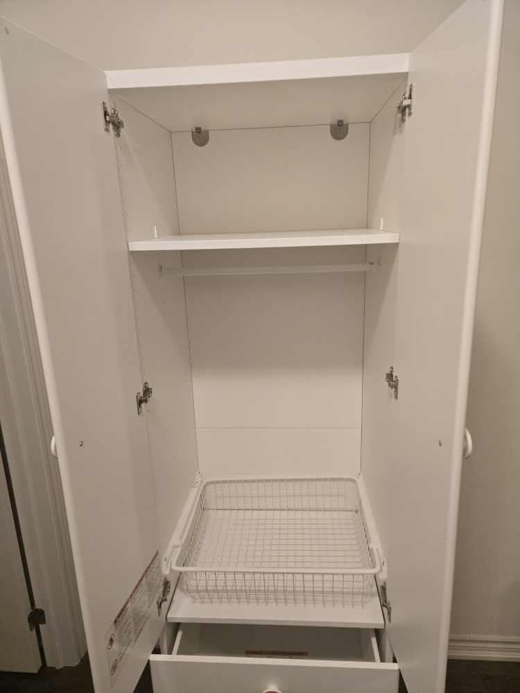 White Wardrobe with Pink Knobs - photo 5