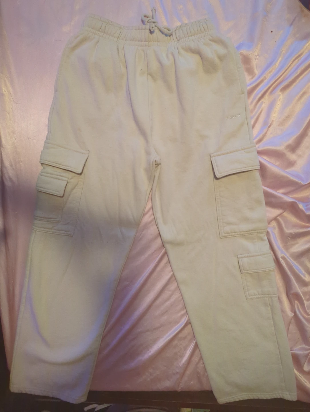 Garage Beige Cargo Sweatpants