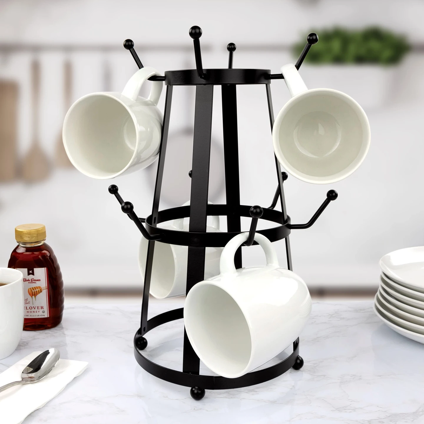 Spectrum Diversified Mug Holder, Black