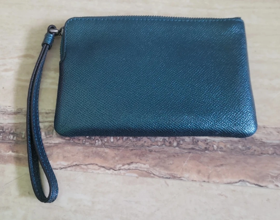 Coach Wristlet - Greenish Blue - photo 2