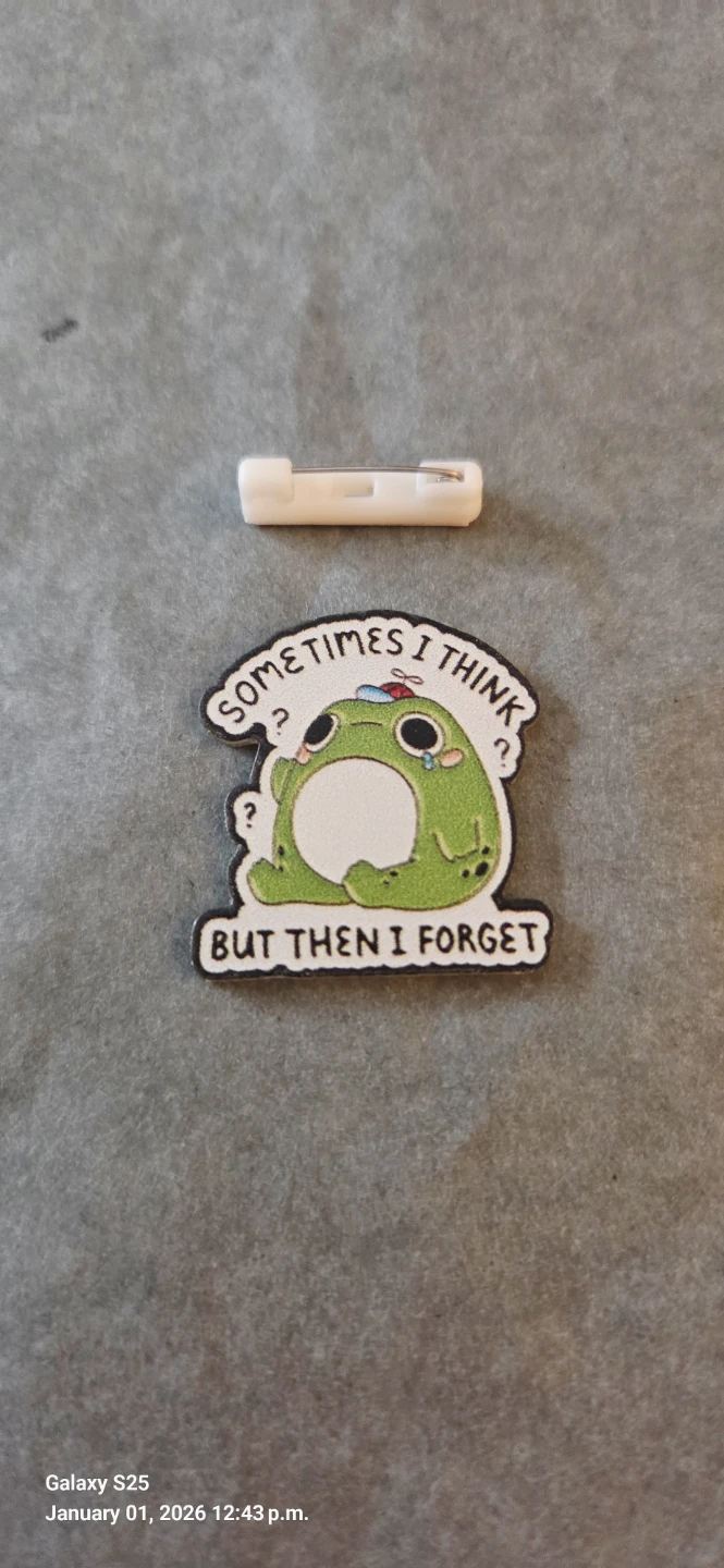 Frog Pin Lot - Diagnosed with Slay-DHD, I Frogot, Froget - photo 3