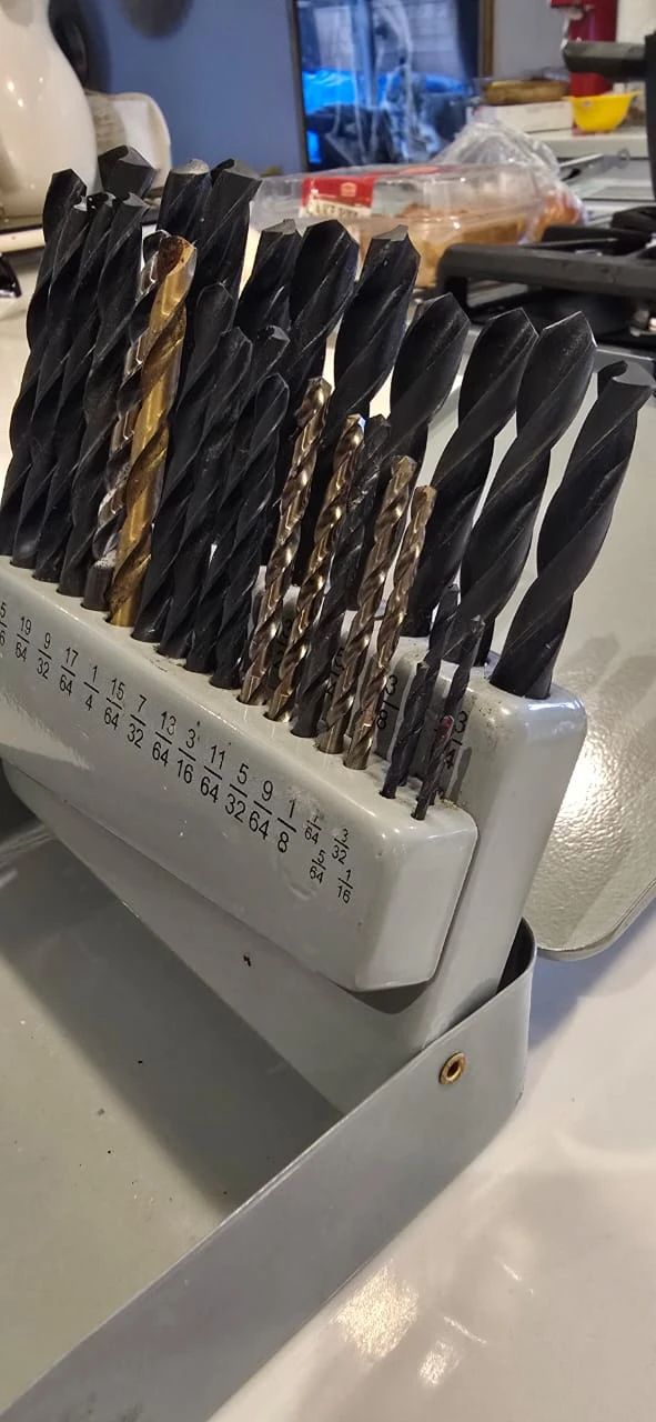 W.F. 29-Piece High-Speed Steel Drill Bit Set
