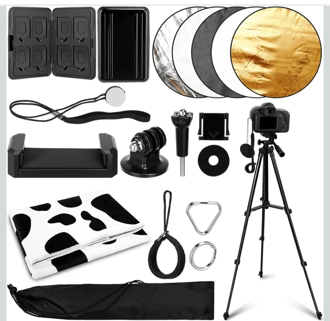 Camera Tripod with Accessories